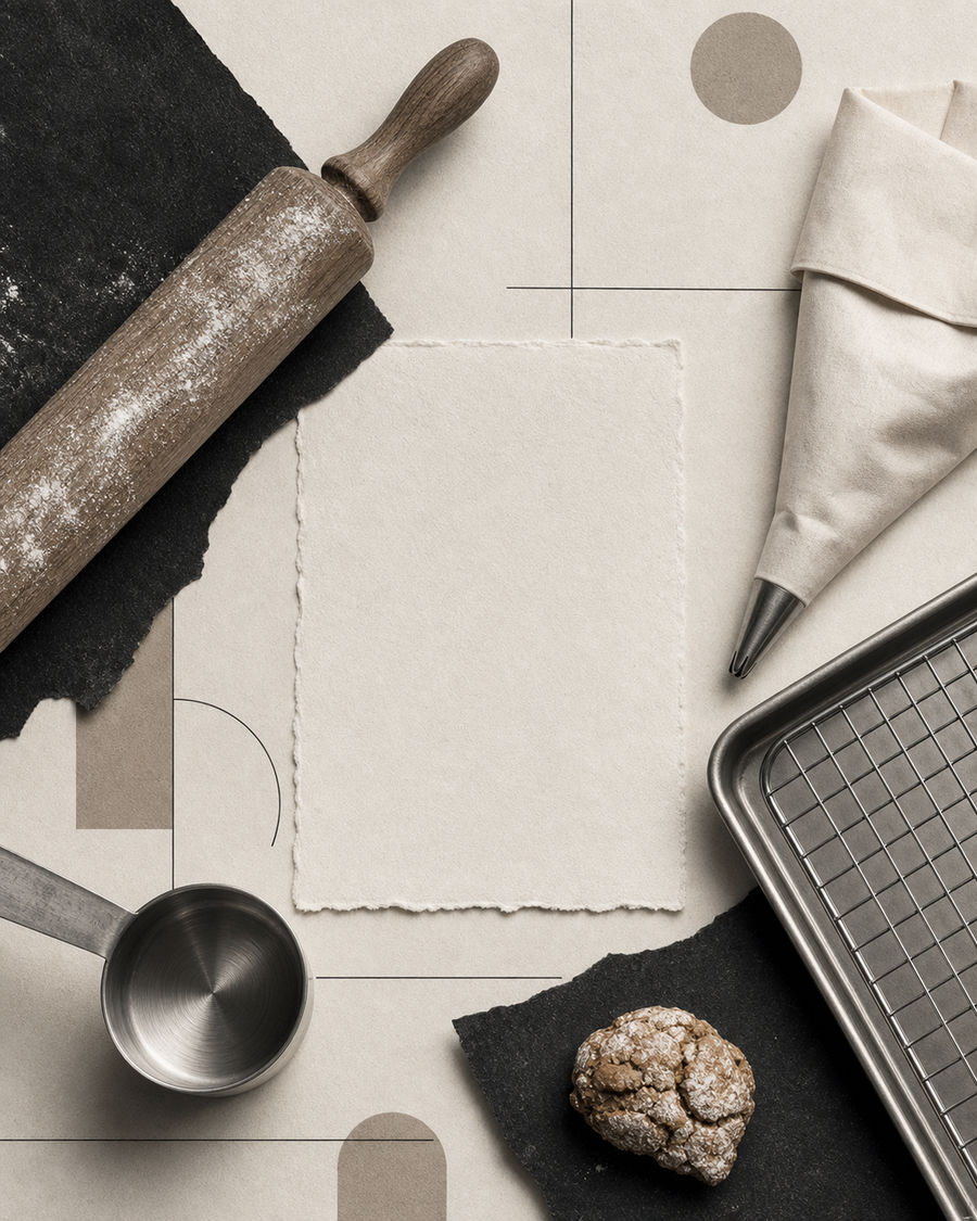 Home Bakery Concept Library - US Edition editorial cover featuring home bakery tools